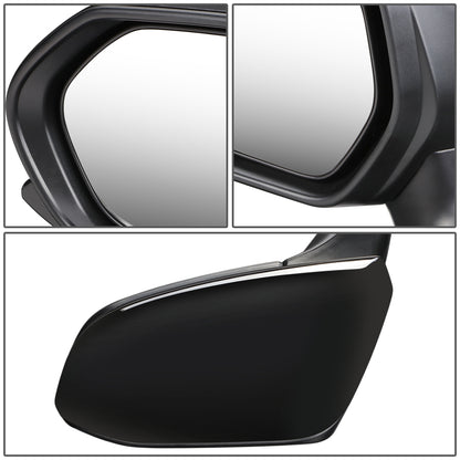 RETROVISOR MIRROR - OEM - 18-20 TOYOTA CAMRY - POWERED - FOLDING - BLACK MATERIAL - LEFT