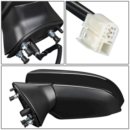 RETROVISOR MIRROR - OEM - 18-20 TOYOTA CAMRY - POWERED - FOLDING - BLACK MATERIAL - LEFT