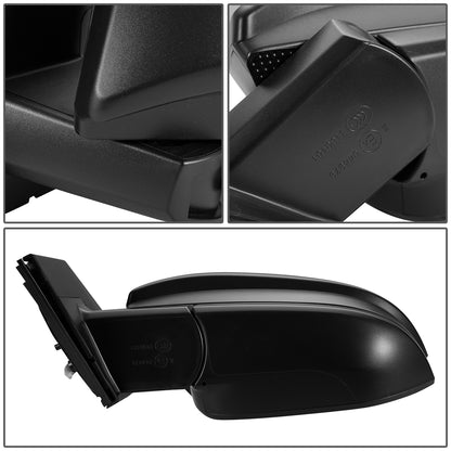 RETROVISOR MIRROR - OEM - 13-15 TOYOTA RAV4 - POWERED - FOLDING - TEXTURED - BLACK - LEFT