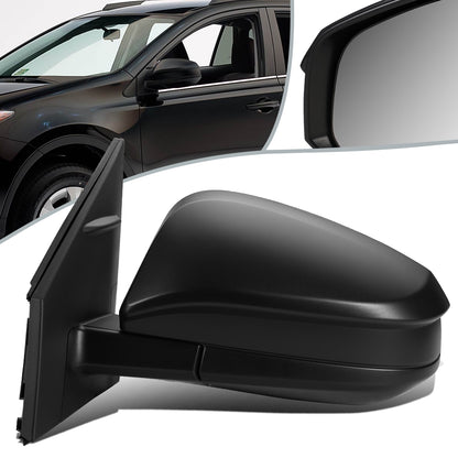 RETROVISOR MIRROR - OEM - 13-15 TOYOTA RAV4 - POWERED - FOLDING - TEXTURED - BLACK - LEFT