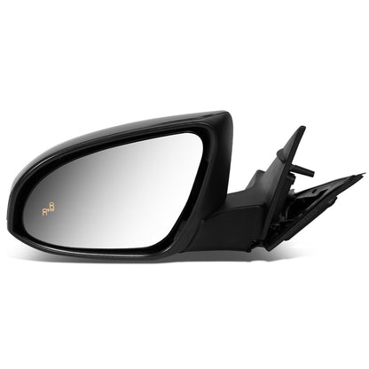RETROVISOR MIRROR - OEM - 15-16 TOYOTA CAMRY - POWERED - HEATED - W/ BSD - FOLDING - BLACK MATERIAL - LEFT