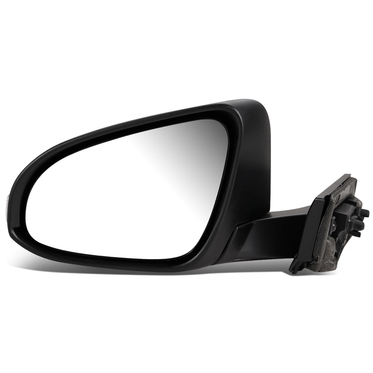 RETROVISOR MIRROR - OEM - 17-19 TOYOTA CH-R - POWERED - HEATED - W/ SIGNAL LIGHT - FOLDING - BLACK MATERIAL - LEFT