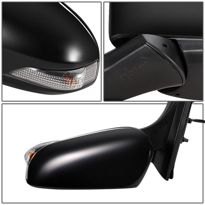 RETROVISOR MIRROR - OEM - 17-19 TOYOTA CH-R - POWERED - HEATED - W/ SIGNAL LIGHT - FOLDING - BLACK MATERIAL - LEFT