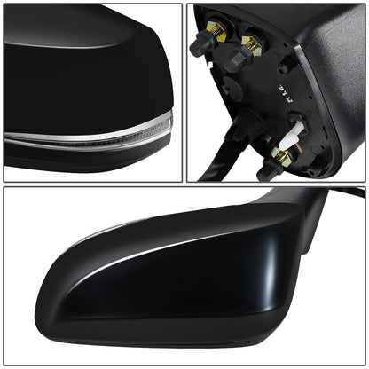 RETROVISOR MIRROR - OEM - 19+ TOYOTA RAV4 - POWERED - HEATED - W/ SIGNAL LIGHT - W/ BSD - FOLDING - BLACK MATERIAL - LEFT