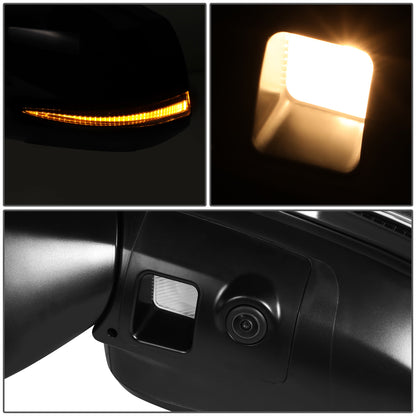 RETROVISOR MIRROR - OE STYLE - TOYOTA RAV4 19-24 - WITH POWER WITH HEATED WITH SIGNAL WITH BLIND SPOT WITH CAMERA - DRIVER SIDE - PAINT TO MATCH - BLACK