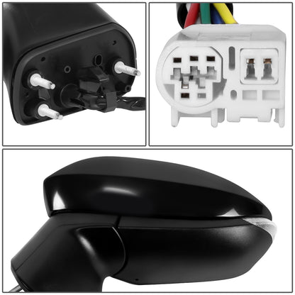 RETROVISOR MIRROR - OE STYLE - TOYOTA COROLLA 20-24 - WITH POWER WITH HEATED WITH SIGNAL - DRIVER SIDE - PAINT TO MATCH - BLACK