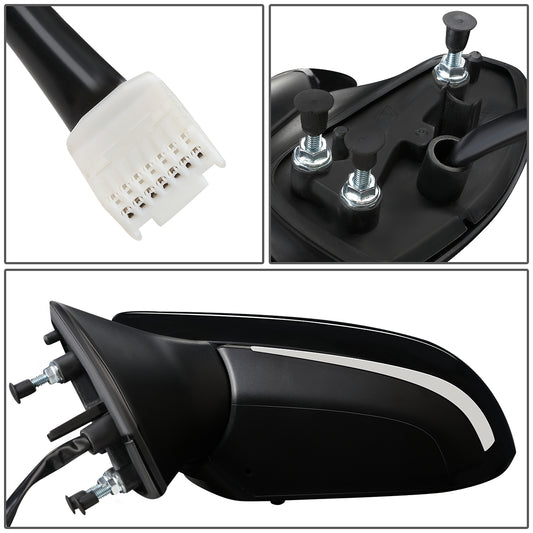 RETROVISOR MIRROR - OEM - 19+ TOYOTA AVALON - POWERED - HEATED - W/ SIGNAL LIGHT - FOLDING - BLACK MATERIAL - LEFT