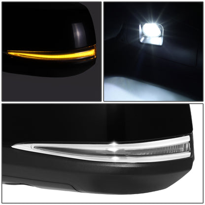 RETROVISOR MIRROR - OE STYLE - TOYOTA HIGHLANDER 2020-2024 - WITH POWER WITH HEATED GLASS WITH SIGNAL WITH BLIND SPOT WITH MEMORY WITH REVERSE TILT - DRIVER LEFT SIDE - BLACK