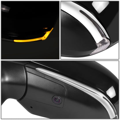 RETROVISOR MIRROR - OE STYLE - TOYOTA AVALON 19-22 - WITH POWER WITH HEATED GLASS WITH SIGNAL WITH MEMORY WITH BLIND SPOT WITH CAMERA - DRIVER SIDE - PAINT TO MATCH - BLACK