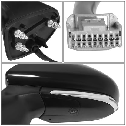 RETROVISOR MIRROR - OE STYLE - TOYOTA AVALON 19-22 - WITH POWER WITH HEATED GLASS WITH SIGNAL WITH MEMORY WITH BLIND SPOT WITH CAMERA - DRIVER SIDE - PAINT TO MATCH - BLACK