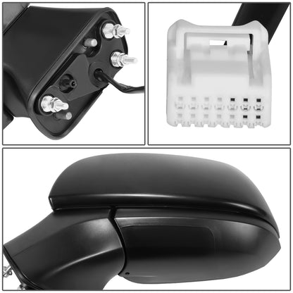 RETROVISOR MIRROR - OE STYLE - TOYOTA COROLLA CROSS 22-24 - WITH POWER WITH HEATED GLASS - DRIVER SIDE - PAINT TO MATCH - BLACK