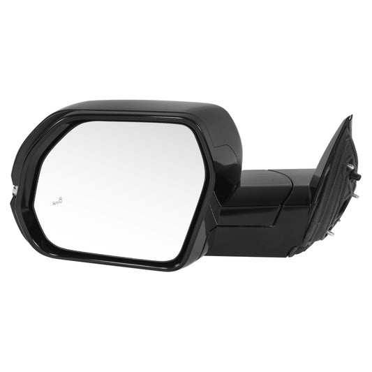 RETROVISOR MIRROR - OE STYLE - TOYOTA TUNDRA 22-24 - WITH POWER WITH HEATED WITH SIGNAL WITH BLIND SPOT - DRIVER SIDE - PAINT TO MATCH - BLACK