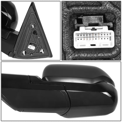 RETROVISOR MIRROR - OE STYLE - TOYOTA TUNDRA 22-24 - WITH POWER WITH HEATED WITH SIGNAL WITH BLIND SPOT - DRIVER SIDE - PAINT TO MATCH - BLACK