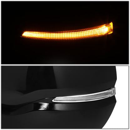 RETROVISOR MIRROR - OE STYLE - TOYOTA TUNDRA 22-24 - WITH POWER WITH HEATED WITH SIGNAL WITH BLIND SPOT - DRIVER SIDE - PAINT TO MATCH - BLACK