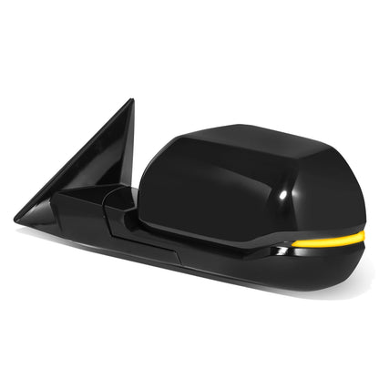 RETROVISOR MIRROR - OE STYLE - TOYOTA TUNDRA 22-24 - WITH POWER WITH HEATED WITH SIGNAL WITH BLIND SPOT - GLOSS COVER - DRIVER SIDE - PAINT TO MATCH - BLACK