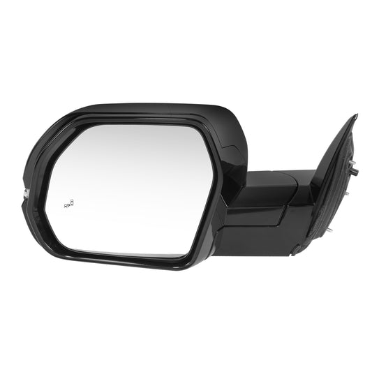 RETROVISOR MIRROR - OE STYLE - TOYOTA TUNDRA 22-24 - WITH POWER WITH HEATED WITH SIGNAL WITH BLIND SPOT - GLOSS COVER - DRIVER SIDE - PAINT TO MATCH - BLACK
