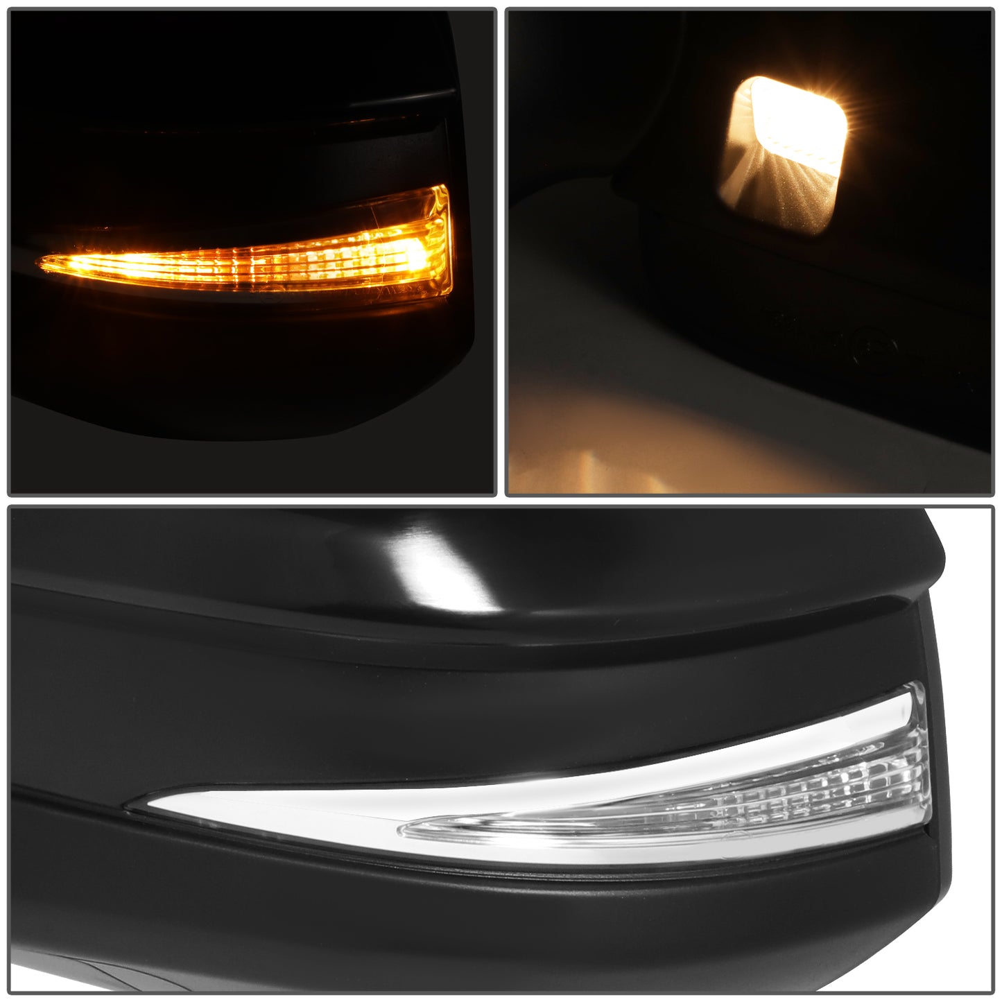 RETROVISOR MIRROR - OE STYLE - TOYOTA VENZA 21-24 - WITH POWER WITH HEATED WITH SIGNAL WITH BLIND SPOT - DRIVER SIDE - PAINT TO MATCH - BLACK