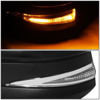 RETROVISOR MIRROR - OE STYLE - TOYOTA RAV4 16-18 - WITH POWER WITH HEATED WITH SIGNAL - DRIVER SIDE - PAINT TO MATCH - BLACK