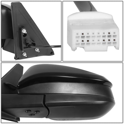 RETROVISOR MIRROR - OE STYLE - TOYOTA 4RUNNER 14-24 - WITH POWER WITH HEATED WITH BLIND SPOT - DRIVER SIDE - PAINT TO MATCH - BLACK