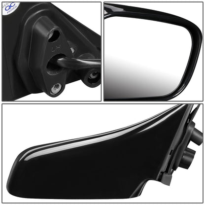 RETROVISOR MIRROR - OEM - 92-96 TOYOTA CAMRY - POWERED - PAINTABLE - BLACK - RIGHT
