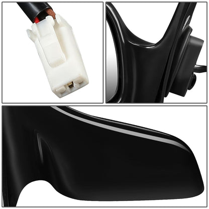 RETROVISOR MIRROR - OEM - 92-96 TOYOTA CAMRY - POWERED - PAINTABLE - BLACK - RIGHT