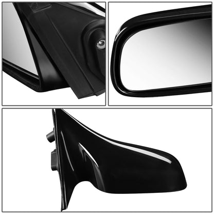 RETROVISOR MIRROR - OEM - 92-96 TOYOTA CAMRY - POWERED - PAINTABLE - BLACK - RIGHT