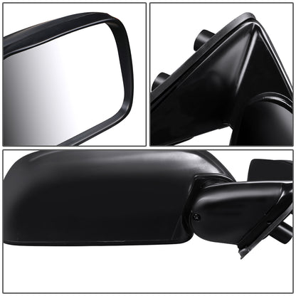 RETROVISOR MIRROR - OEM - 95-00 TOYOTA TACOMA - MANUAL MIRROR ADJUST - FOLDING - W/O OFF ROAD PACKAGE - TEXTURED - BLACK - RIGHT