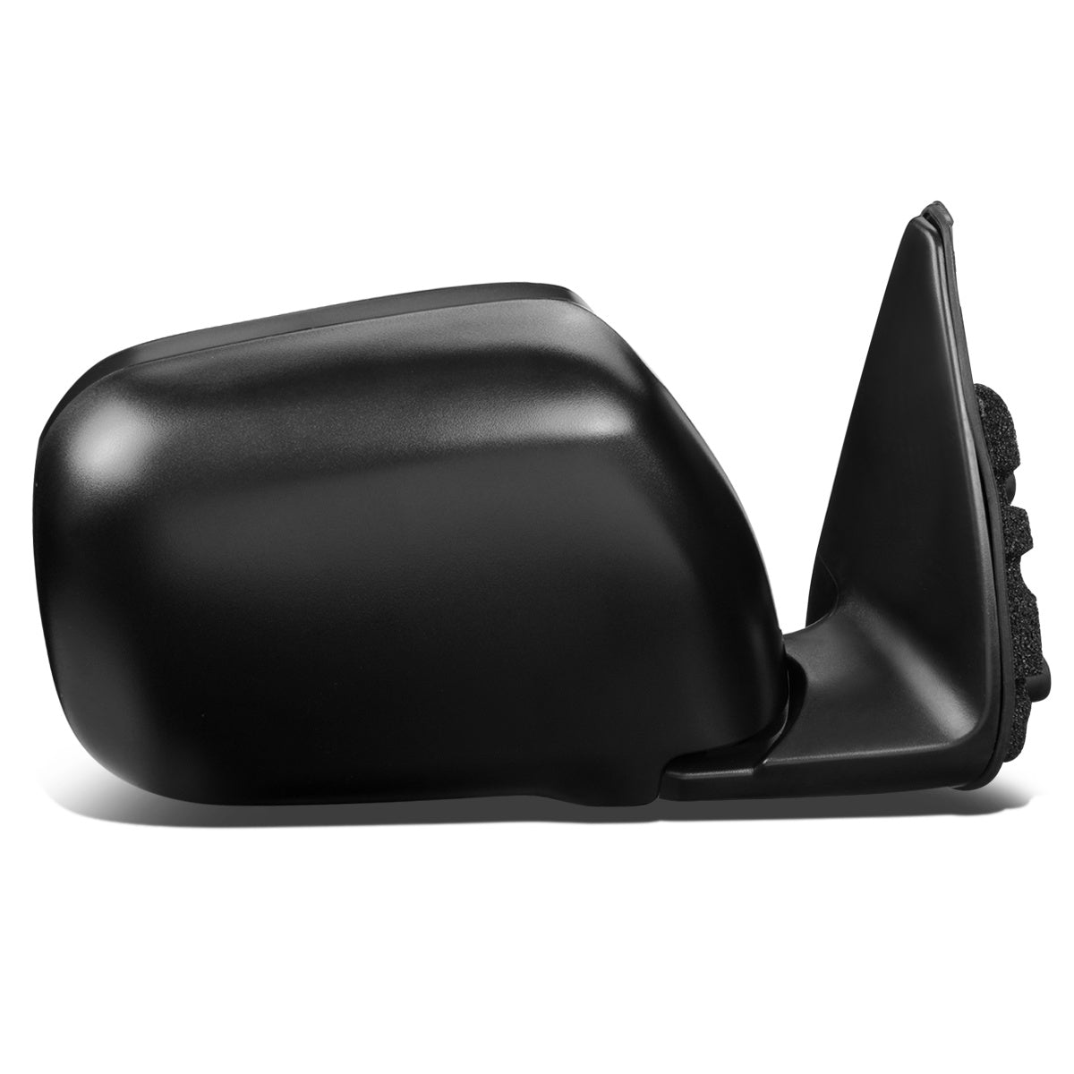 RETROVISOR MIRROR - OEM - 93-98 TOYOTA T100 - MANUAL - BLACK MATERIAL - RIGHT
