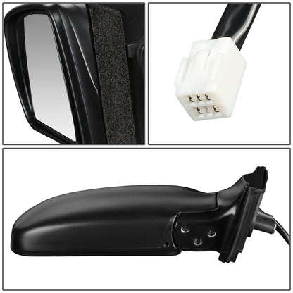 RETROVISOR MIRROR - OEM - 98-03 TOYOTA SIENNA - POWERED - HEATED - PAINTABLE - BLACK - RIGHT