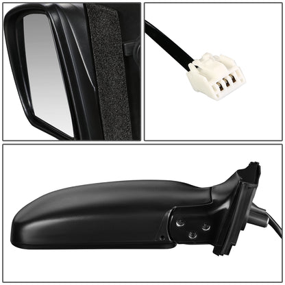 RETROVISOR MIRROR - OEM - 98-03 TOYOTA SIENNA - POWERED - TEXTURED - BLACK - RIGHT