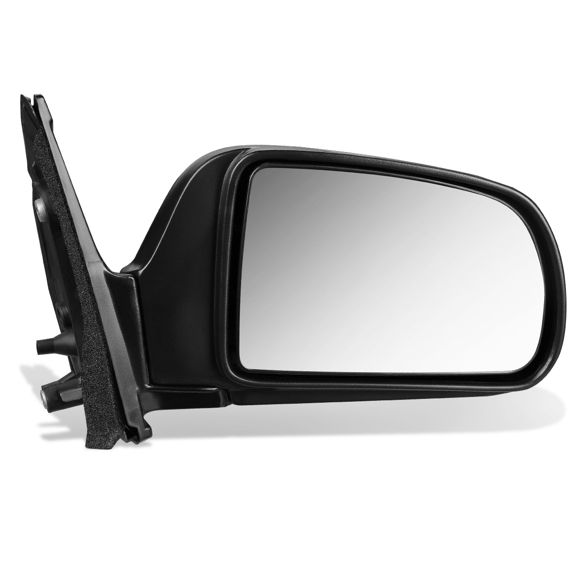 RETROVISOR MIRROR - OEM - 98-03 TOYOTA SIENNA - MANUAL - PAINTABLE - BLACK - RIGHT