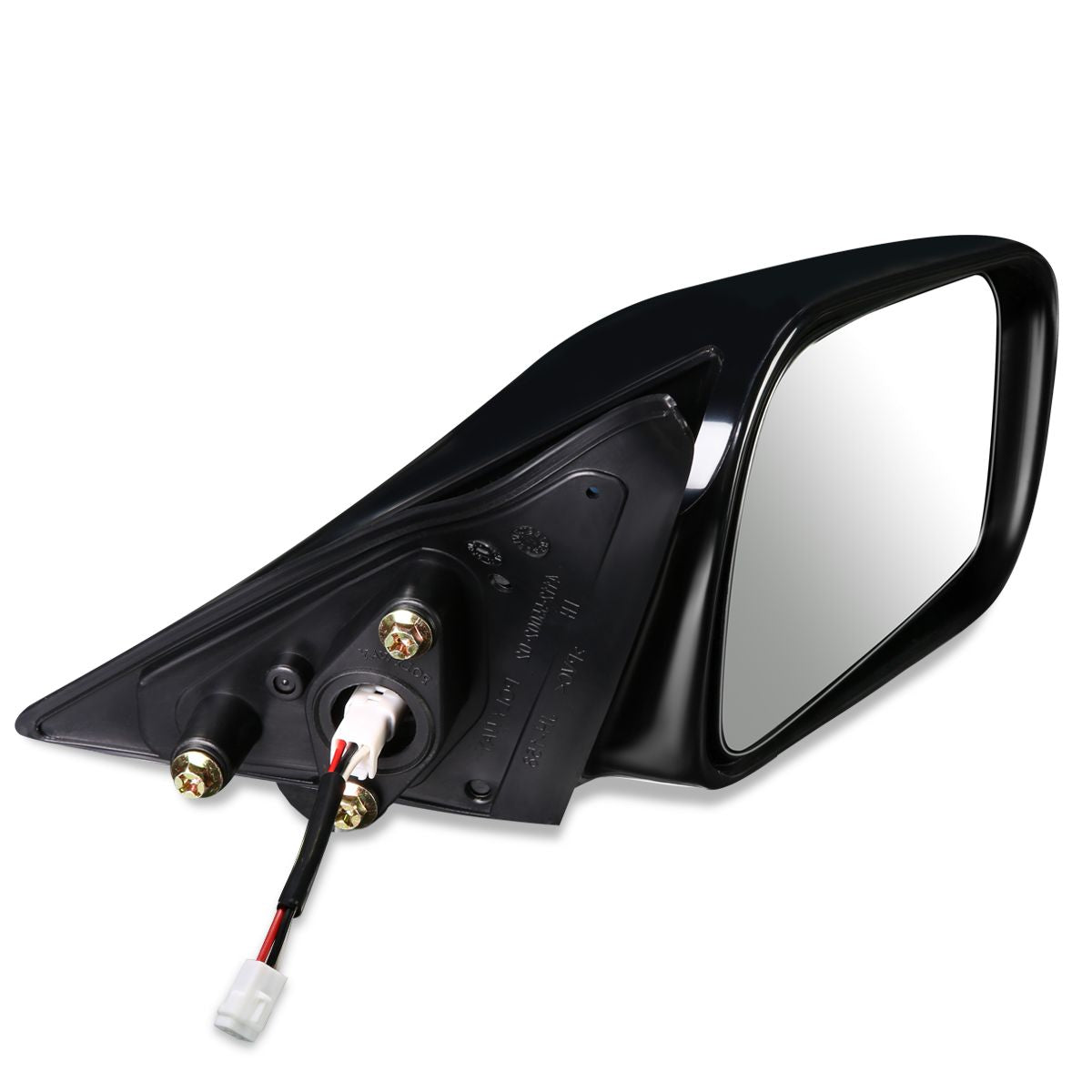 RETROVISOR MIRROR - OEM - 92-96 TOYOTA CAMRY - POWERED - PAINTABLE - BLACK - RIGHT