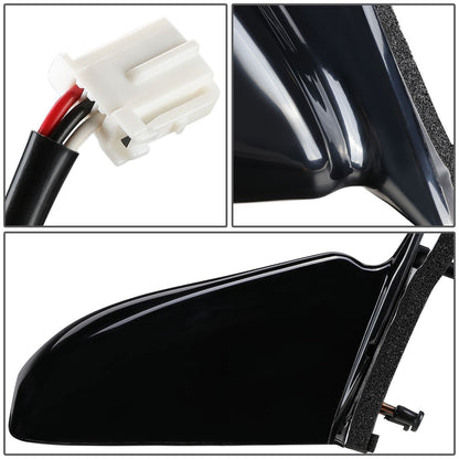 RETROVISOR MIRROR - OEM - 97-01 TOYOTA CAMRY - POWERED - PAINTABLE - BLACK - RIGHT