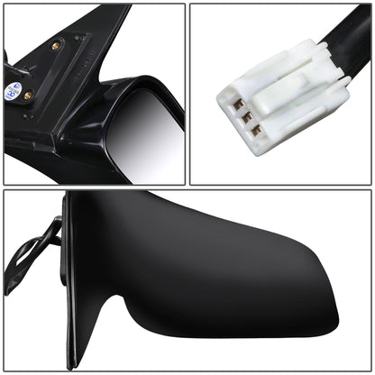 RETROVISOR MIRROR - OEM - 95-99 TOYOTA AVALON - POWERED - BLACK MATERIAL - RIGHT