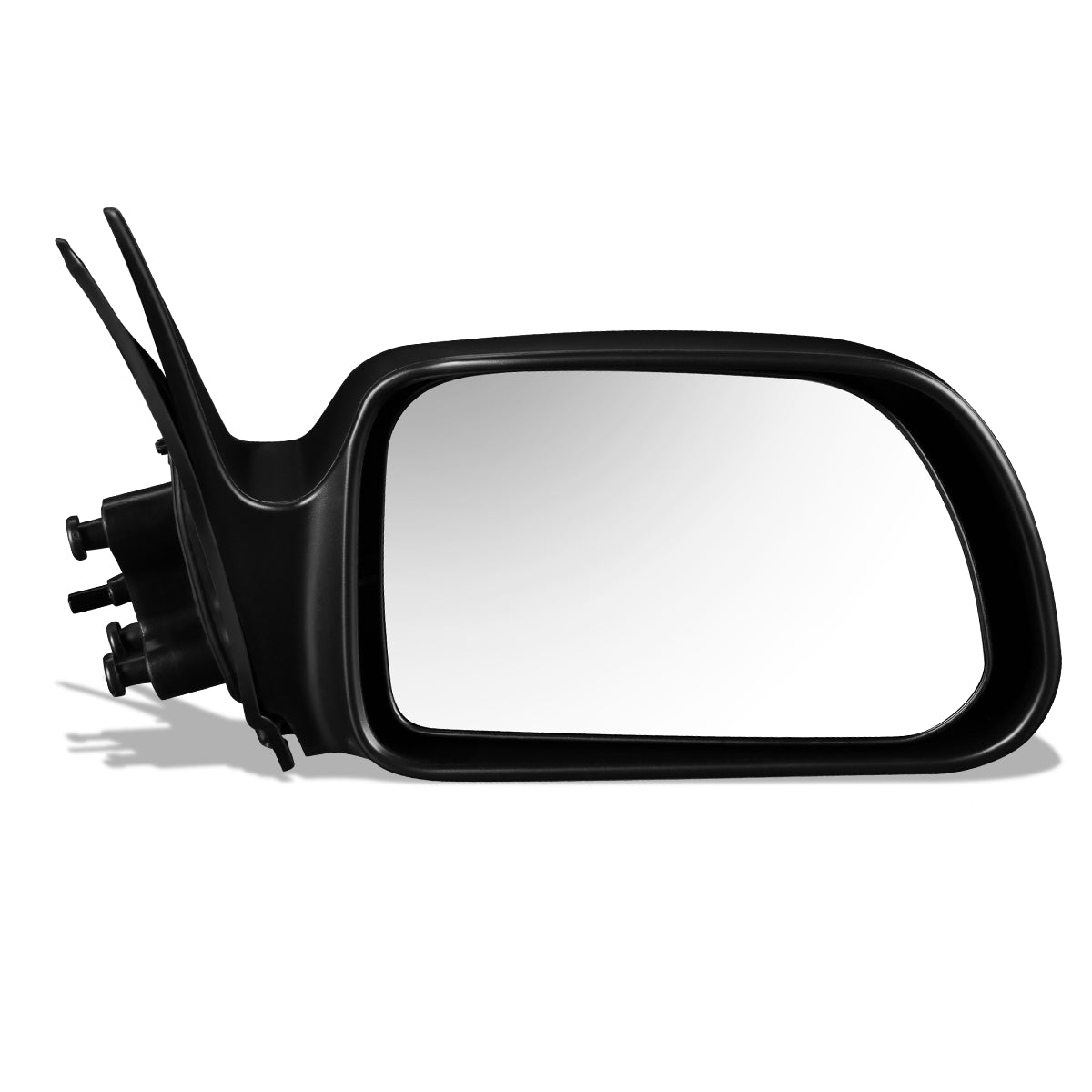RETROVISOR MIRROR - OEM - 01-04 TOYOTA TACOMA RWD - MANUAL MIRROR ADJUSTMENT - FOLDING - W/O HEAT - PAINTABLE - DOES NOT FIT S-RUNNER MODELS - BLACK - RIGHT