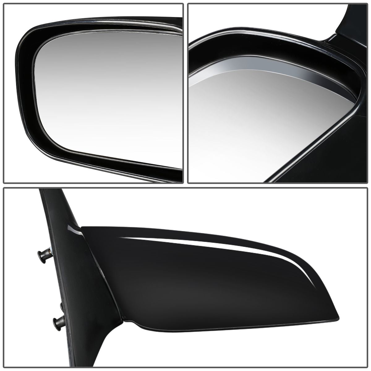RETROVISOR MIRROR - OEM - 02-06 TOYOTA CAMRY - POWERED - PAINTABLE - BLACK - RIGHT