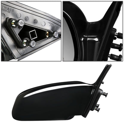 RETROVISOR MIRROR - OEM - 02-06 TOYOTA CAMRY - POWERED - HEATED - PAINTABLE - BLACK - RIGHT