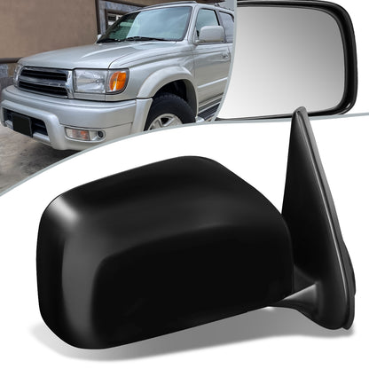 RETROVISOR MIRROR - OEM - 96-02 TOYOTA 4RUNNER - POWERED - FOLDING - BLACK MATERIAL - RIGHT