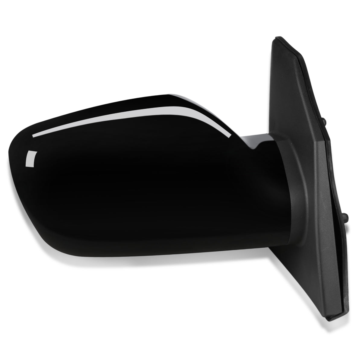 RETROVISOR MIRROR - OEM - 03-08 TOYOTA COROLLA - POWERED - PAINTABLE - BLACK - RIGHT