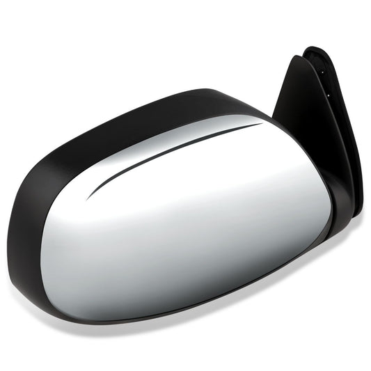 RETROVISOR MIRROR - OEM - 00-04 TOYOTA TUNDRA - POWER MIRROR ADJUSTMENT - W/O HEAT - FOLDING - CHROME - LEFT