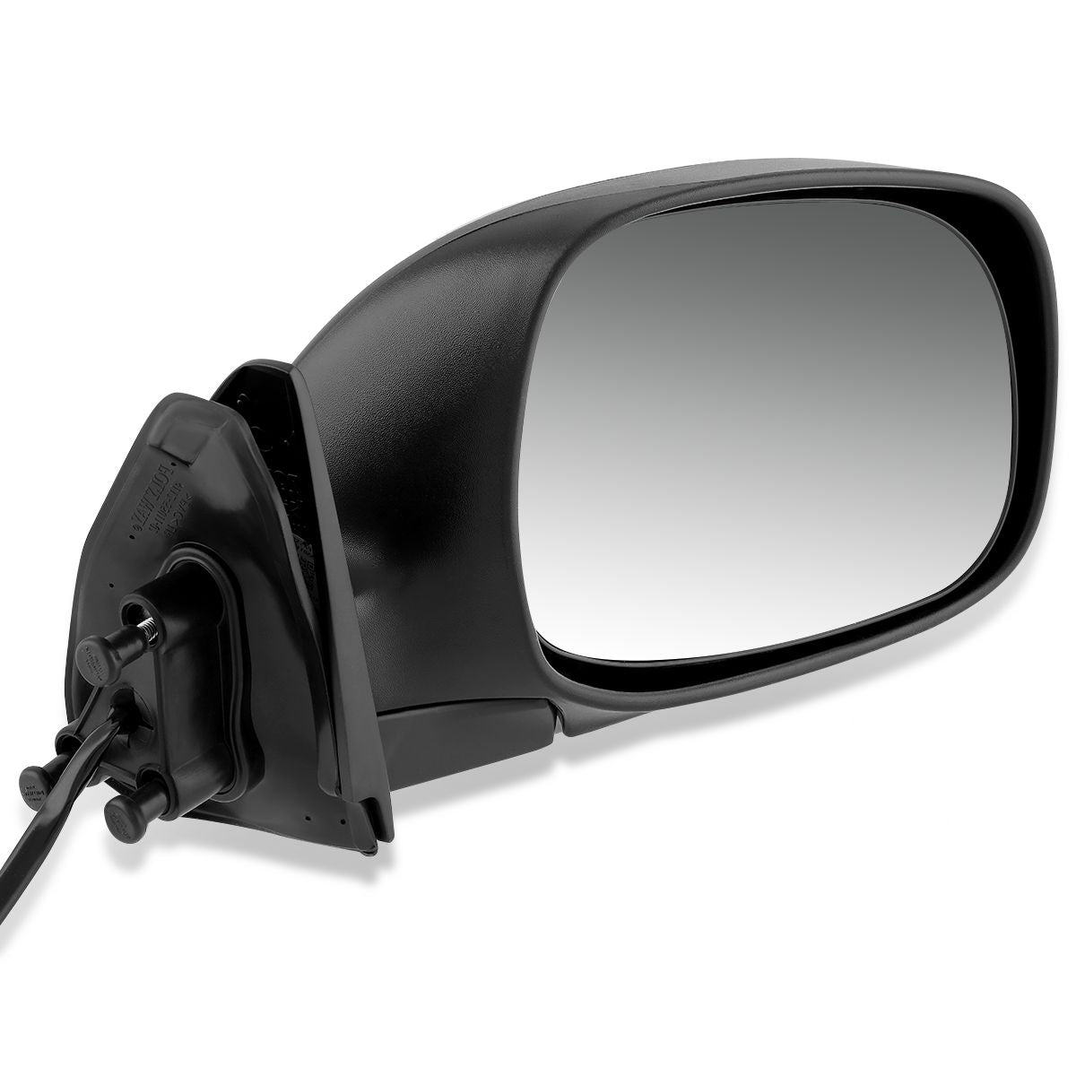 RETROVISOR MIRROR - OEM - 00-04 TOYOTA TUNDRA - POWER MIRROR ADJUSTMENT - W/O HEAT - FOLDING - CHROME - LEFT