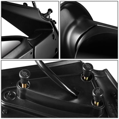 RETROVISOR MIRROR - OEM - 04-06 TOYOTA TUNDRA CREW CAB / 01-07 TOYOTA SEQUOIA - POWER MIRROR ADJUSTMENT - W/O HEATED - TEXTURED/ CAP PAINTABLE - BLACK - RIGHT