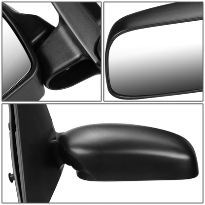 RETROVISOR MIRROR - OEM - 00-02 TOYOTA ECHO 2/4-DR - MANUAL - TEXTURED - BLACK - RIGHT