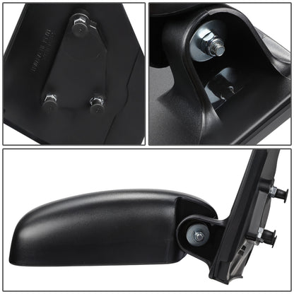 RETROVISOR MIRROR - OEM - 00-02 TOYOTA ECHO 2/4-DR - MANUAL - TEXTURED - BLACK - RIGHT