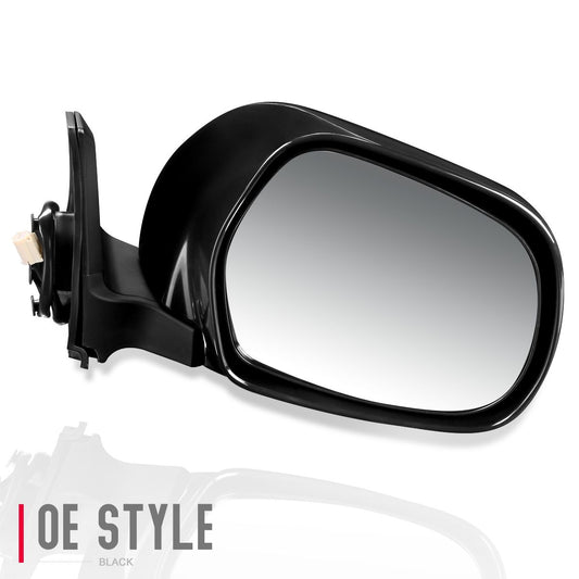 RETROVISOR MIRROR - OEM - 03-09 TOYOTA 4RUNNER - POWERED - PAINTABLE - BLACK - RIGHT