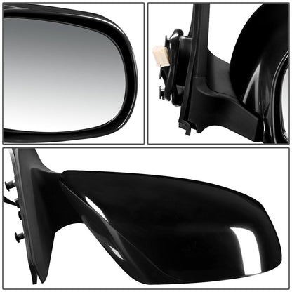 RETROVISOR MIRROR - OEM - 03-09 TOYOTA 4RUNNER - POWERED - PAINTABLE - BLACK - RIGHT