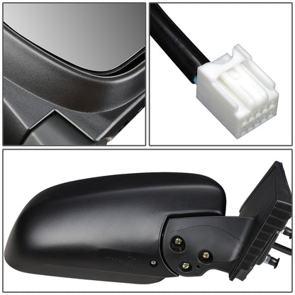 RETROVISOR MIRROR - OEM - 04-10 TOYOTA SIENNA - POWERED - TEXTURED - BLACK - RIGHT