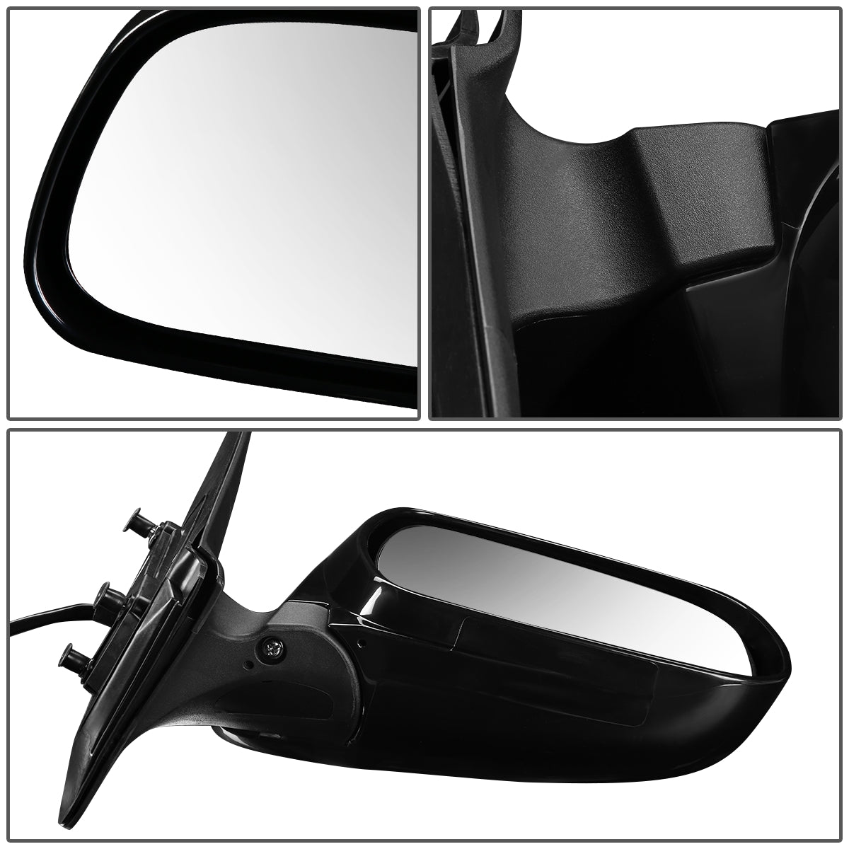 RETROVISOR MIRROR - OEM - 05-11 TOYOTA TACOMA - POWERED - TEXTURED - BLACK - RIGHT