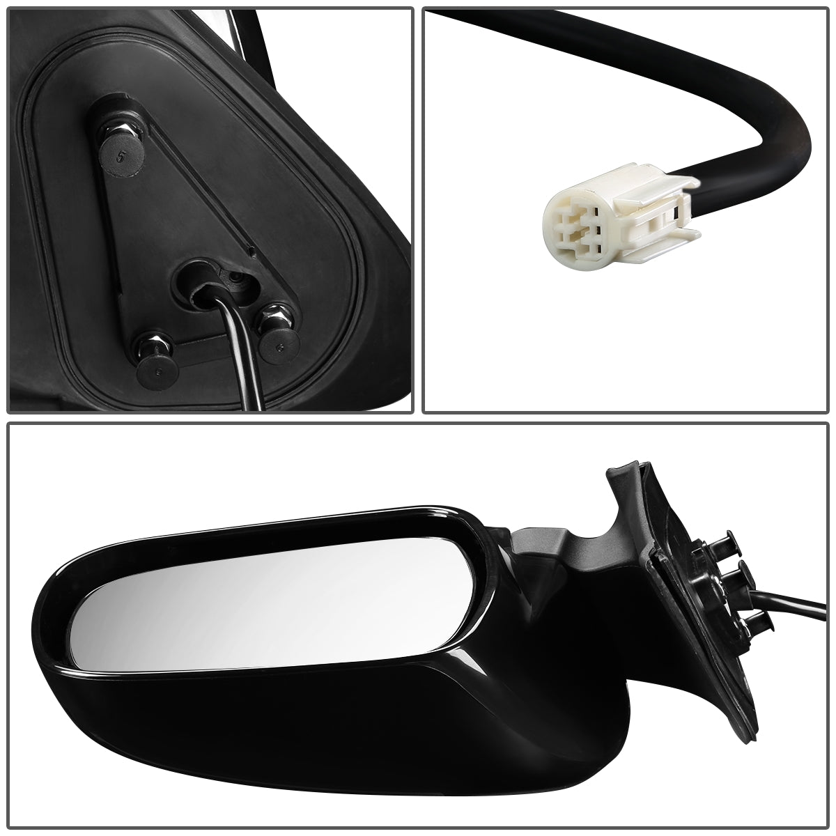 RETROVISOR MIRROR - OEM - 05-11 TOYOTA TACOMA - POWERED - TEXTURED - BLACK - RIGHT