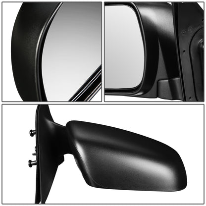 RETROVISOR MIRROR - OEM - 05-11 TOYOTA TACOMA - MANUAL - TEXTURED - BLACK - RIGHT